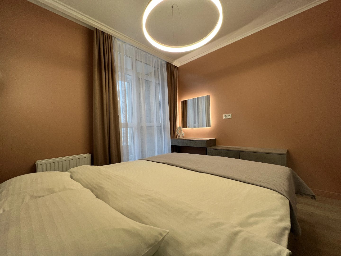 Апартаменты Румер с шикарным видом на парк с высокого этажа