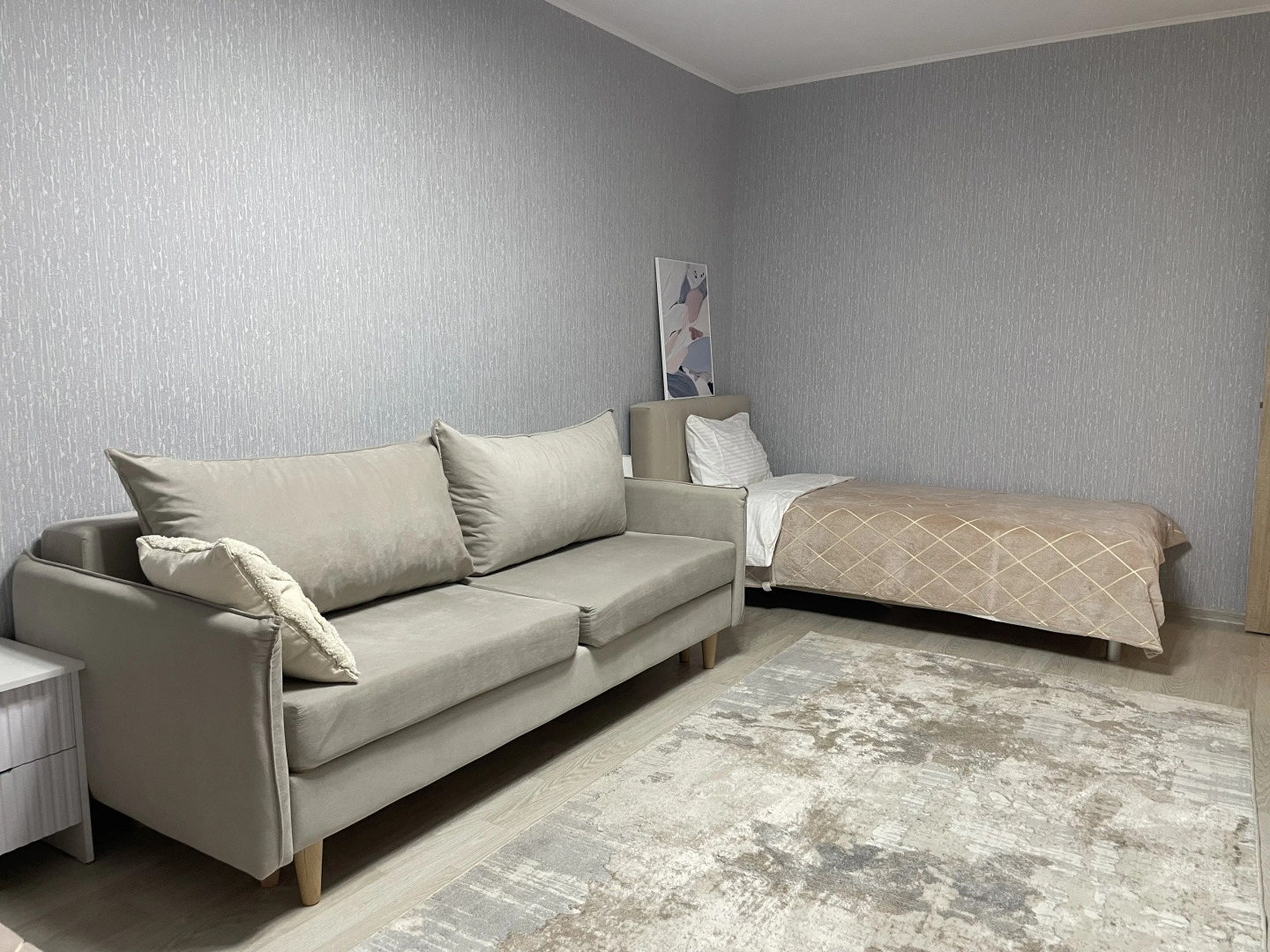 Квартира Просторная 2-комнатная квартира с лоджией в центре курорта Завидово