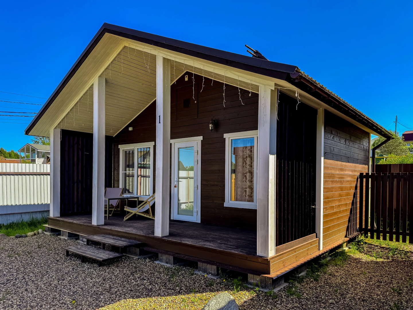 Частный дом Небольшой дом у озера