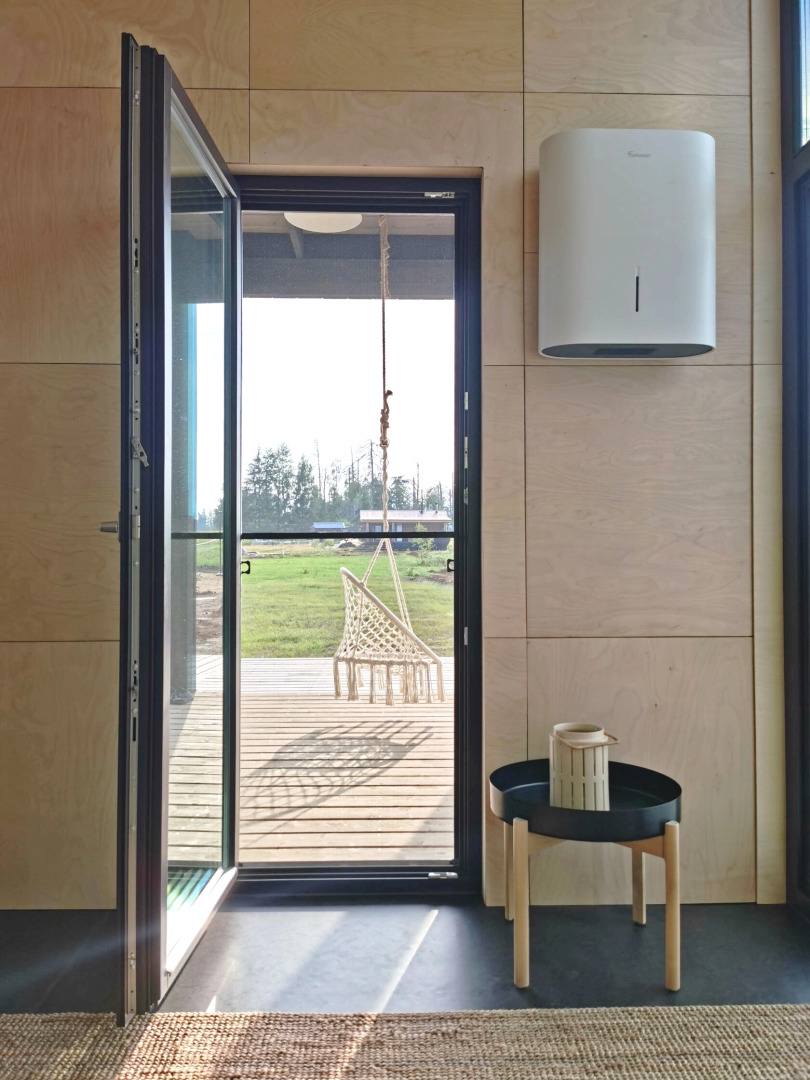 Дом Уютный с панорамными окнами