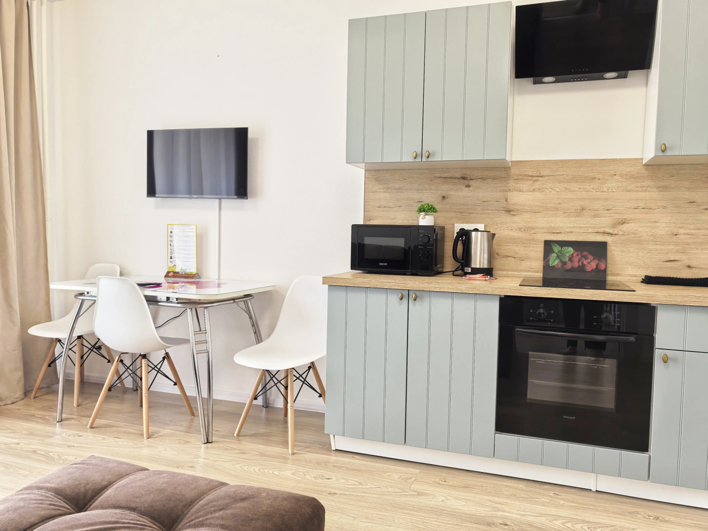 Квартира однокомнатная трехместная У МРНЦ Цыба и Академии Росатом