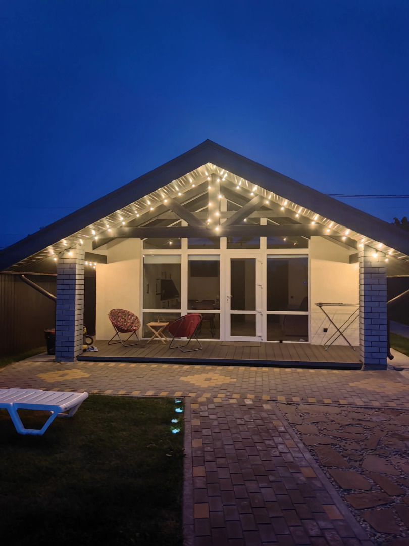 Частный дом На берегу Реки с баней