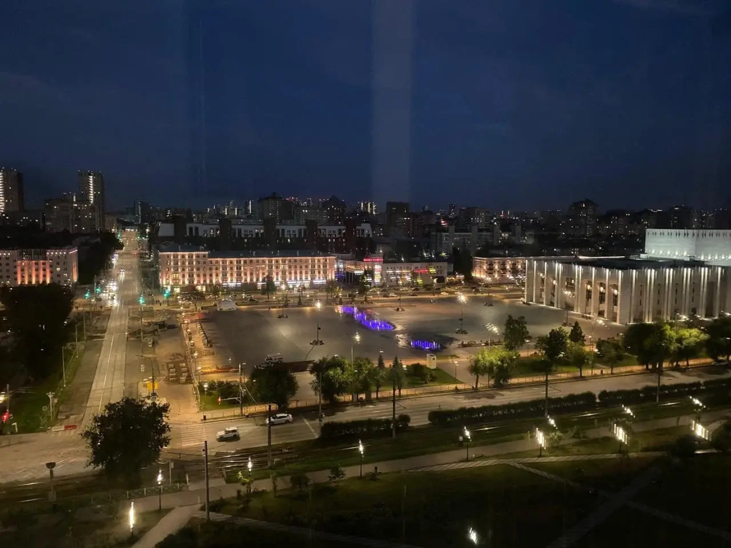 Квартира в центре города с видом на фонтаны