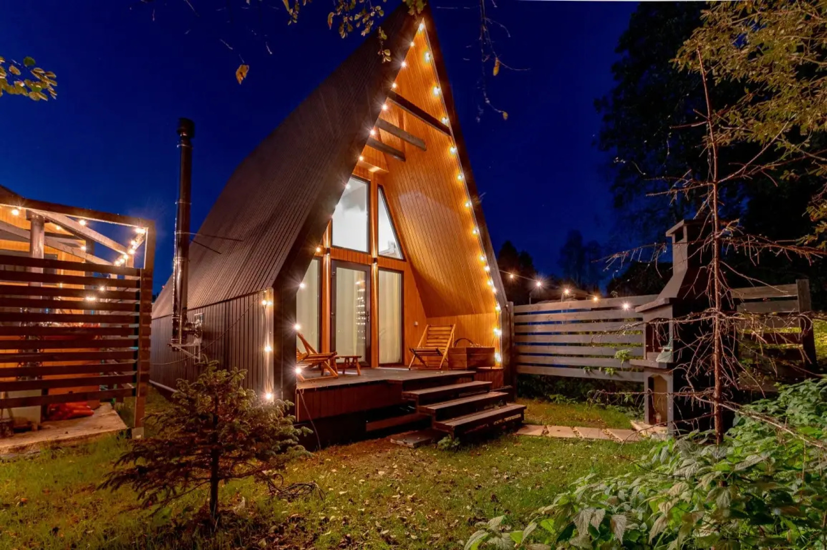 Частный Дом Афрейм с видом на лес №3