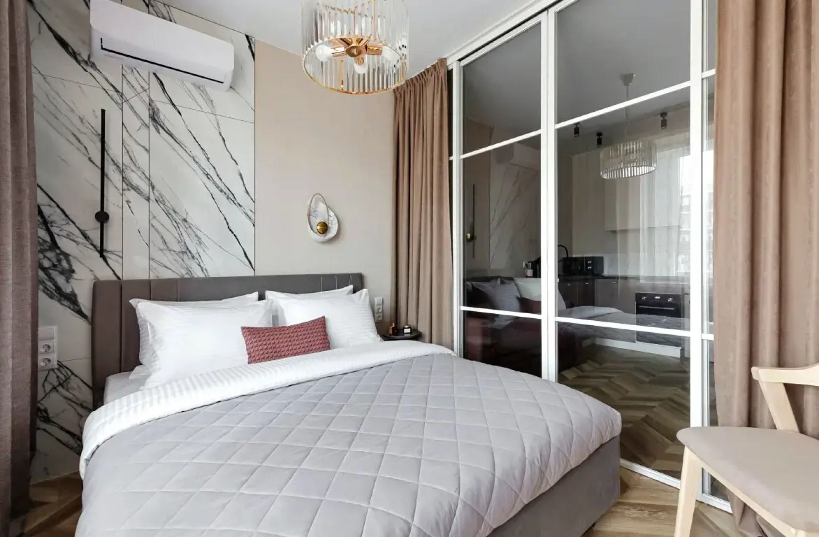 Квартира Студия Бордо в ЖК Абрикосово