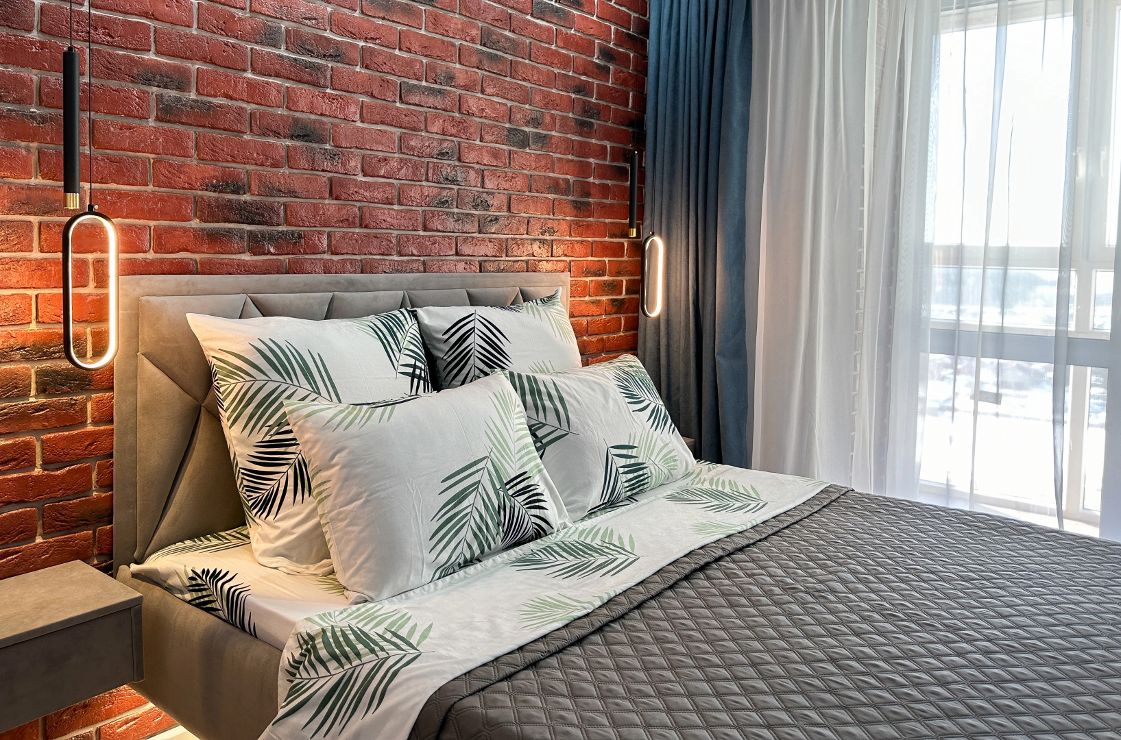 Апартаменты Евродвушка с дизайнерским решением в стиле Soft loft