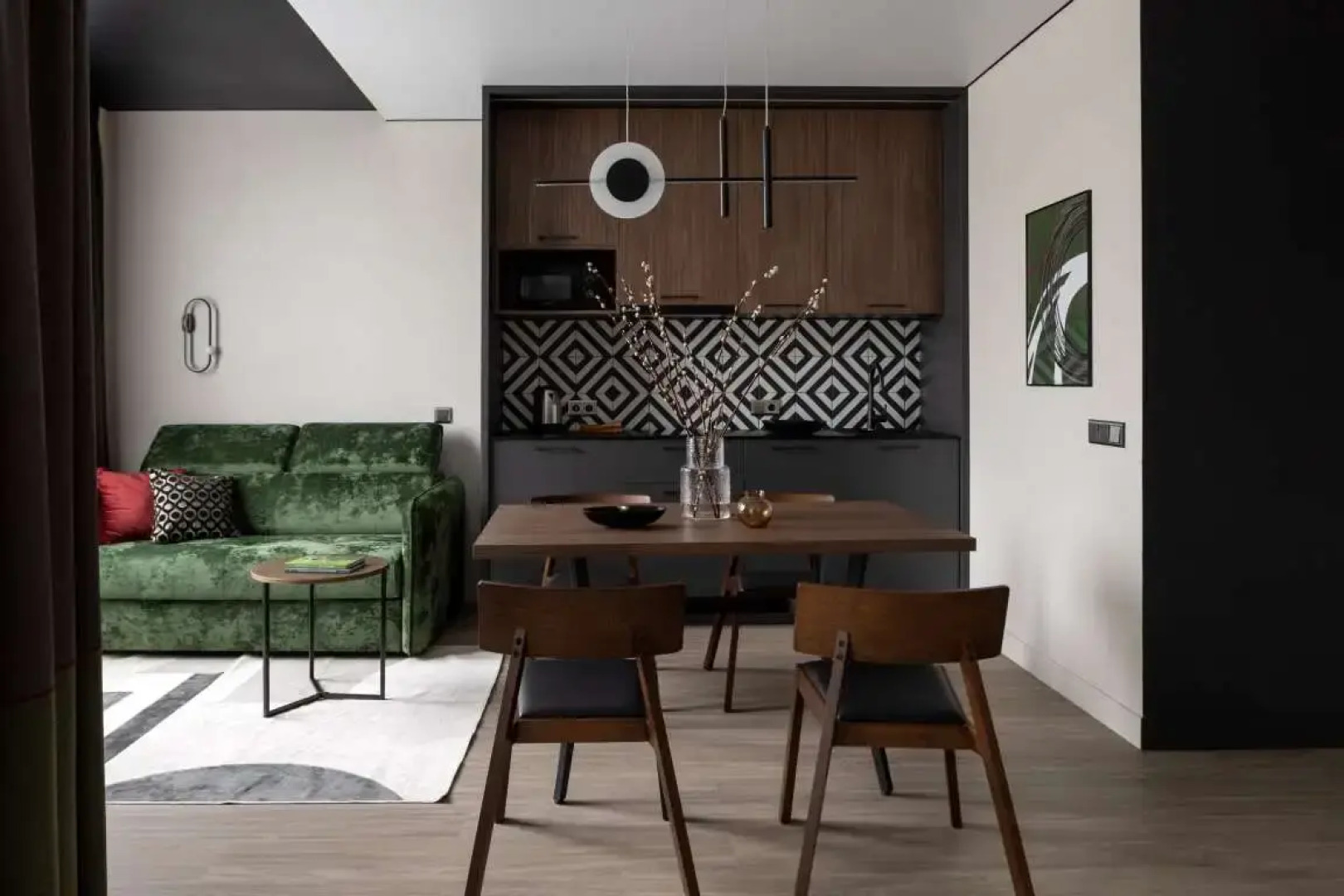 Apartments Malina Baden Studio Green