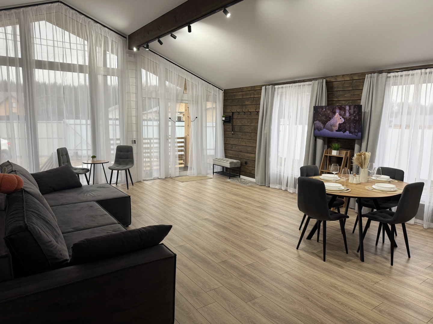 Частный дом Барнхауз с баней