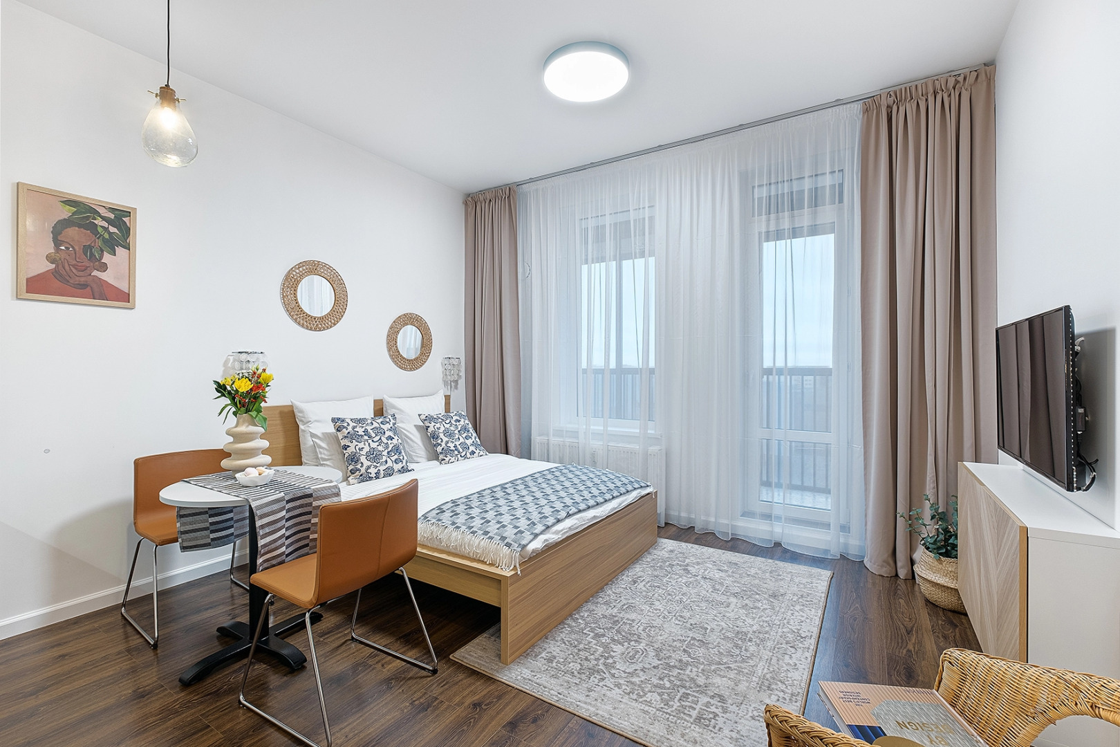 Апартаменты F-Apart светлые и современные