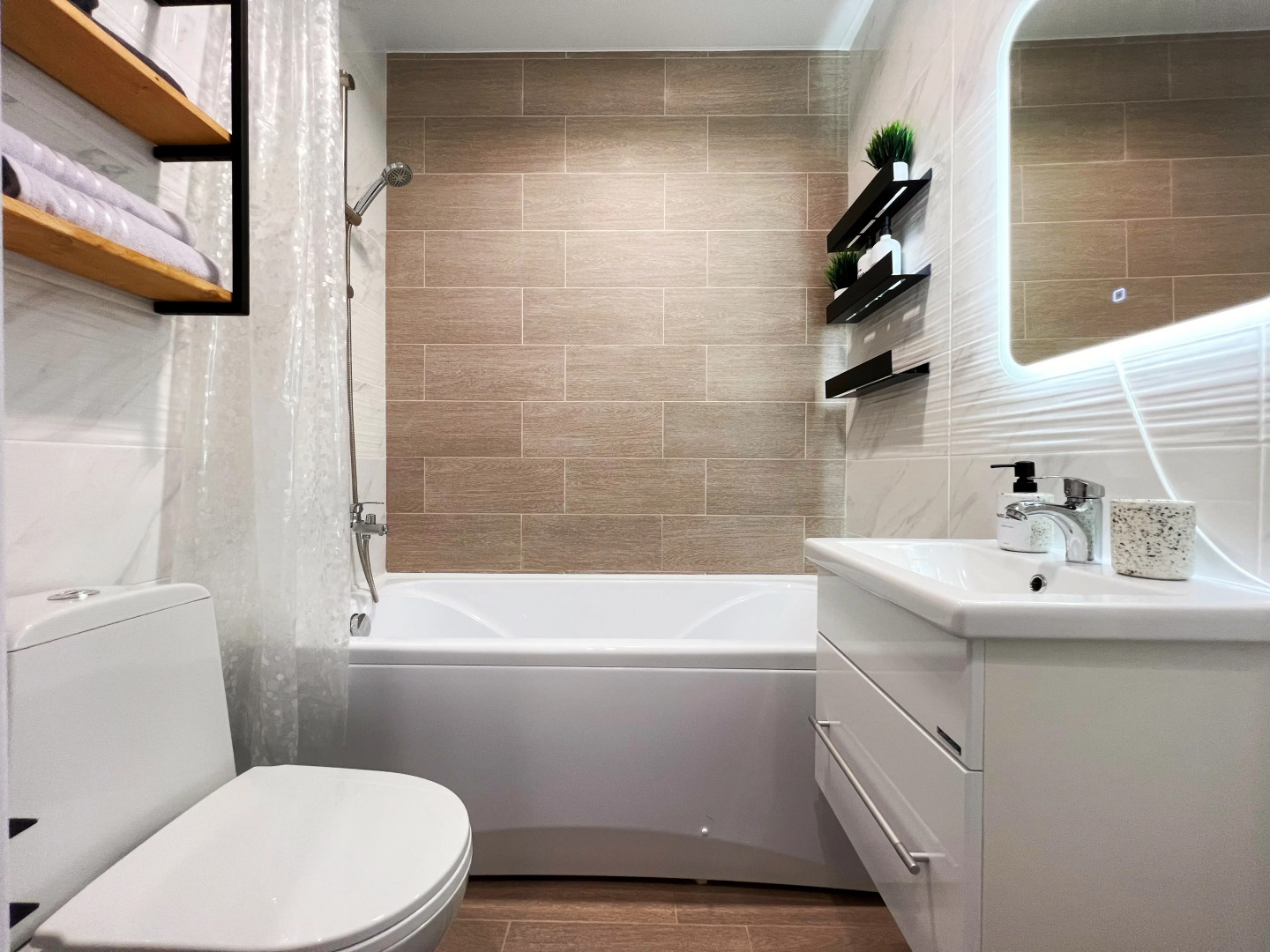 Апартаменты Студия с видом на горы и бассейн