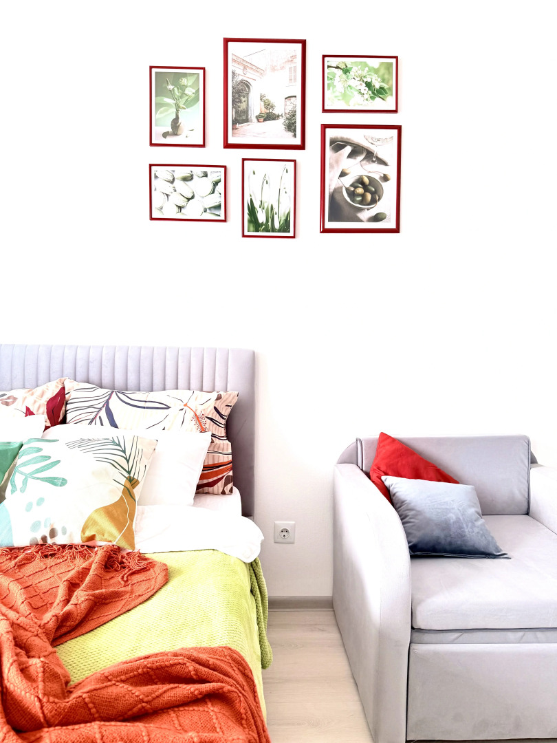 Квартира Новая студия Фисташка на Неве рядом с метро и разводным мостом