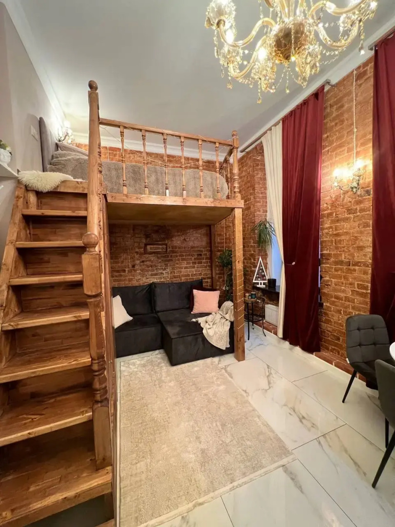 Апартаменты Loft Retro Lucky Room у метро Бауманская