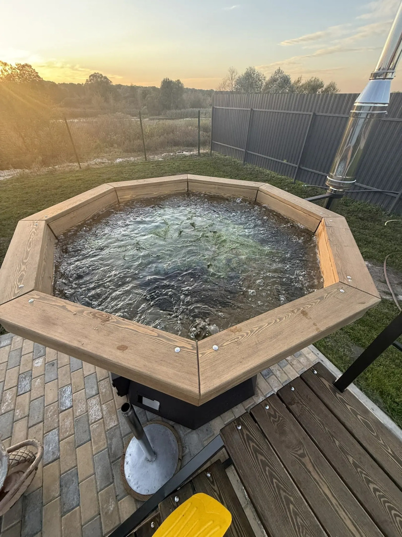 Частный дом На берегу реки с банным чаном