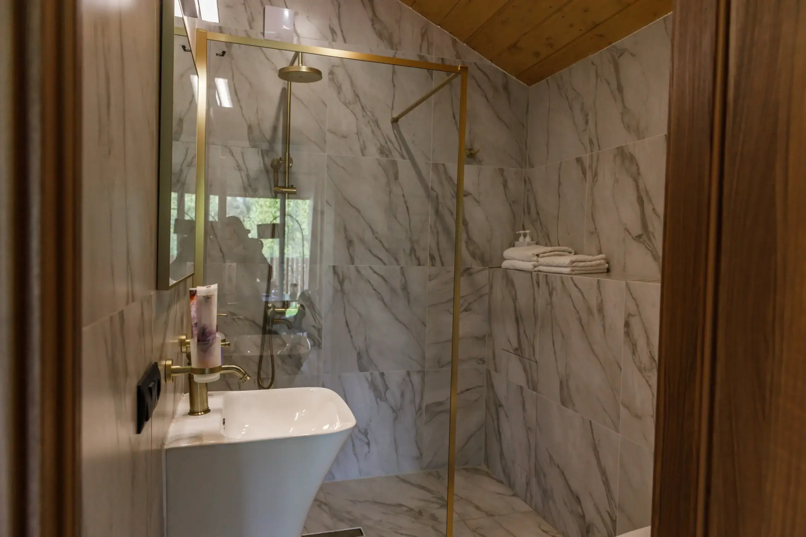 Частный дом 46м в лесной зоне рядом со Звенигородом