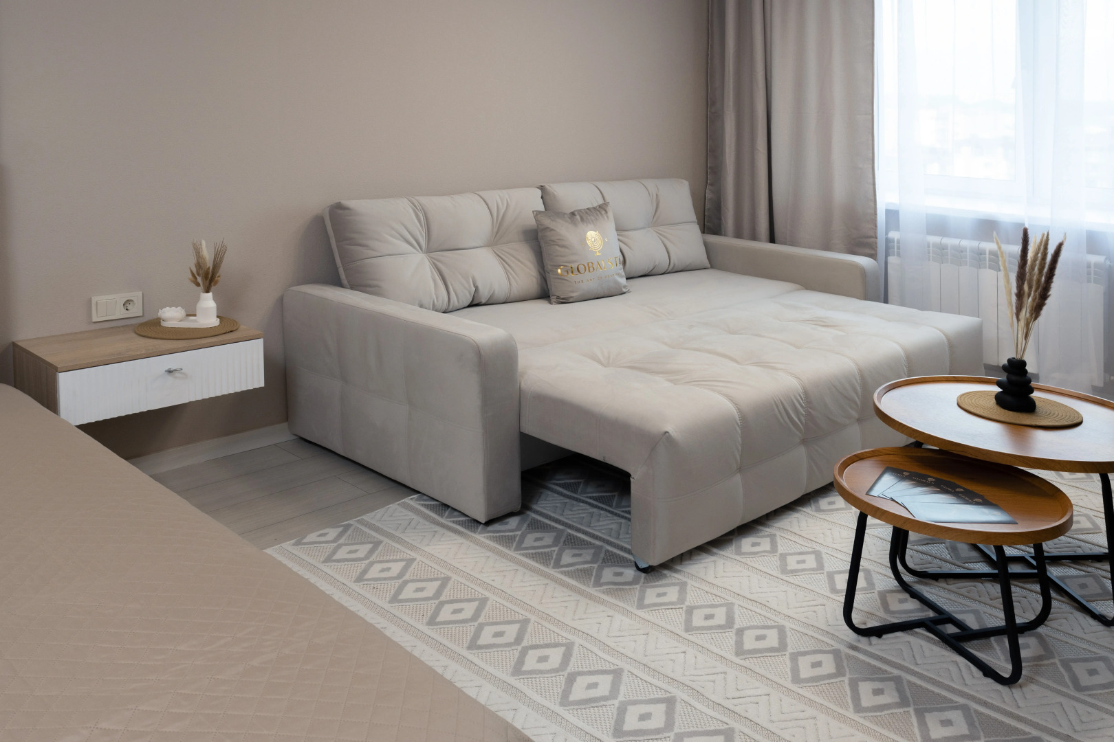 Апартаменты Globalstay Сканди-шик с Сауной и Панорамным Видом в центре Смоленска