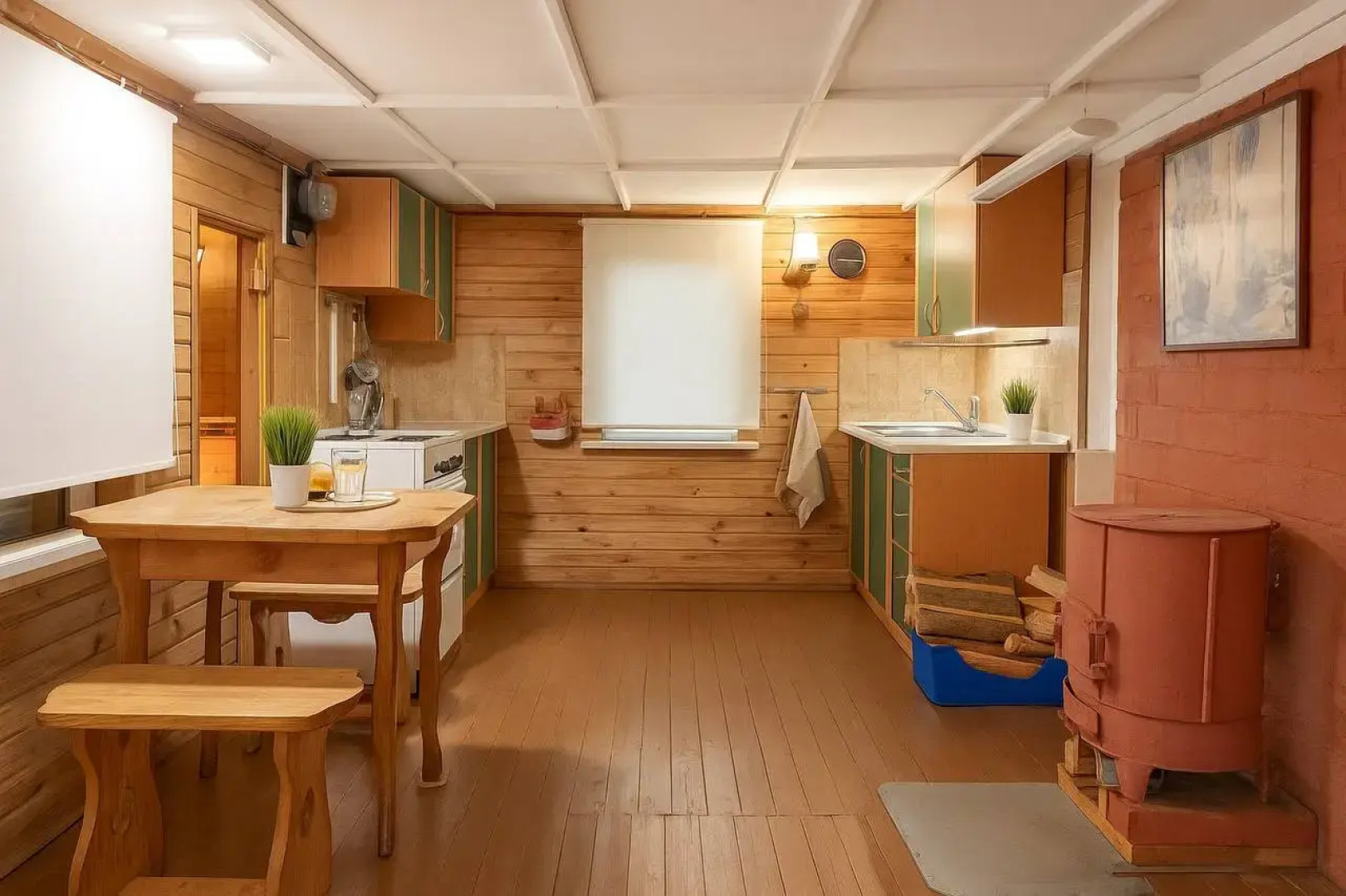 Частный дом бревенчатый на Карельском перешейке