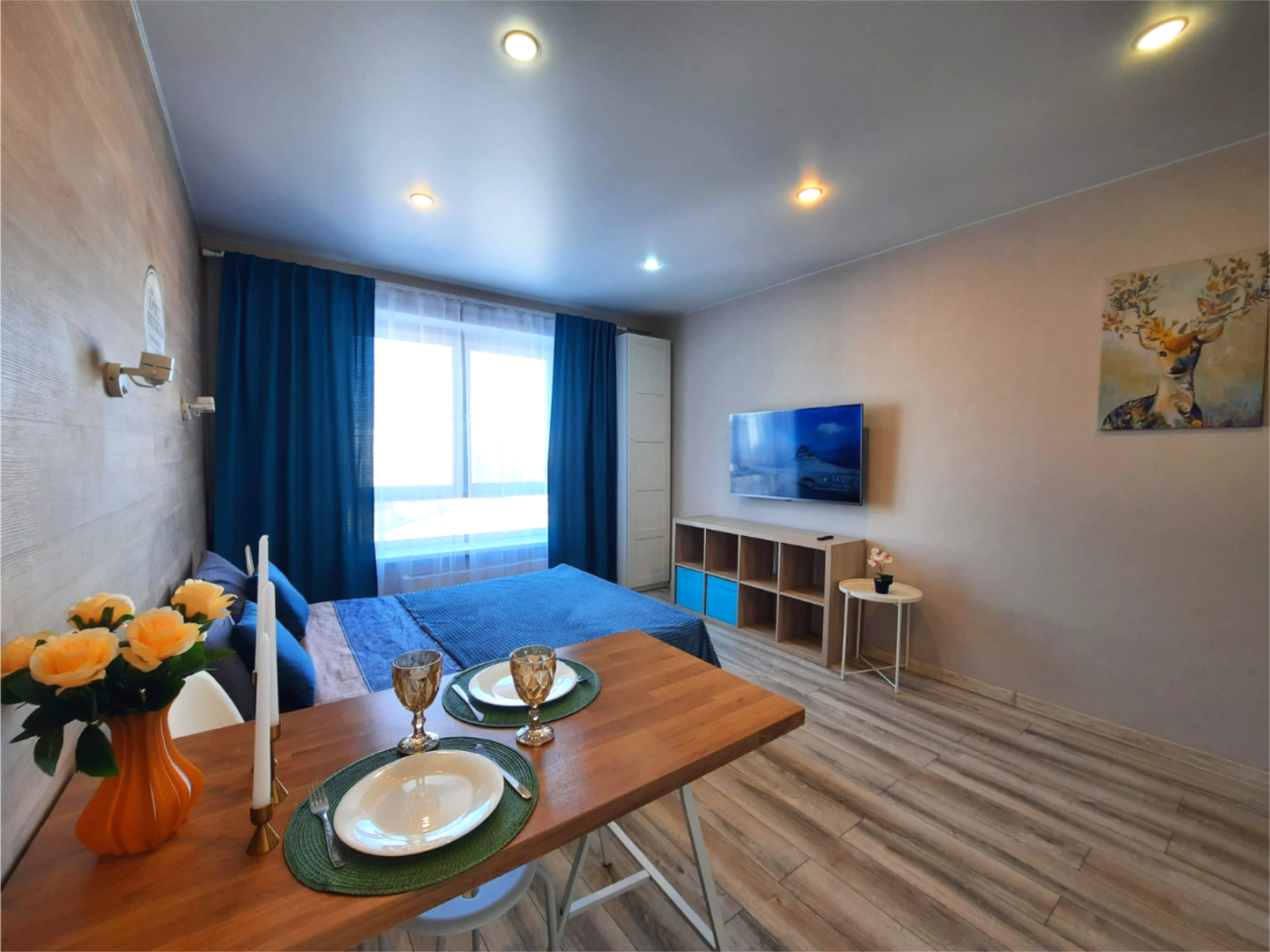 Квартира Первая Студия на Ларюшина 6к2