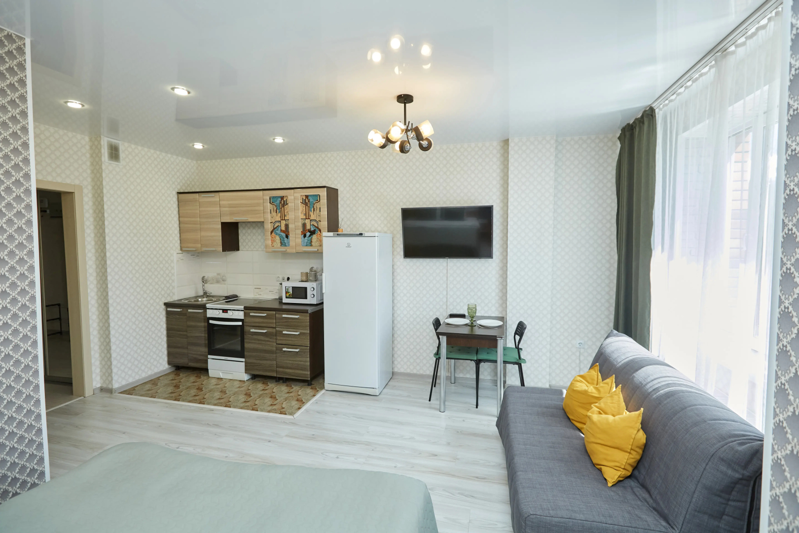 Уютные апартаменты.