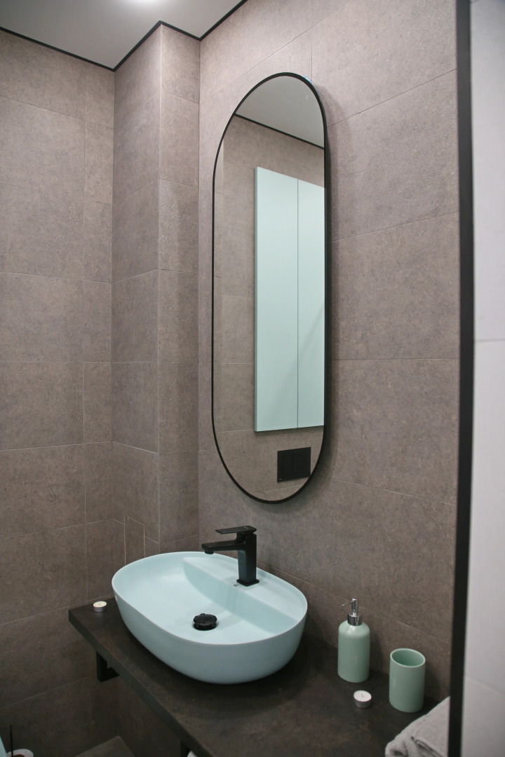 Апартаменты Малевич - мята, лаванда и горький шоколад в интерьере