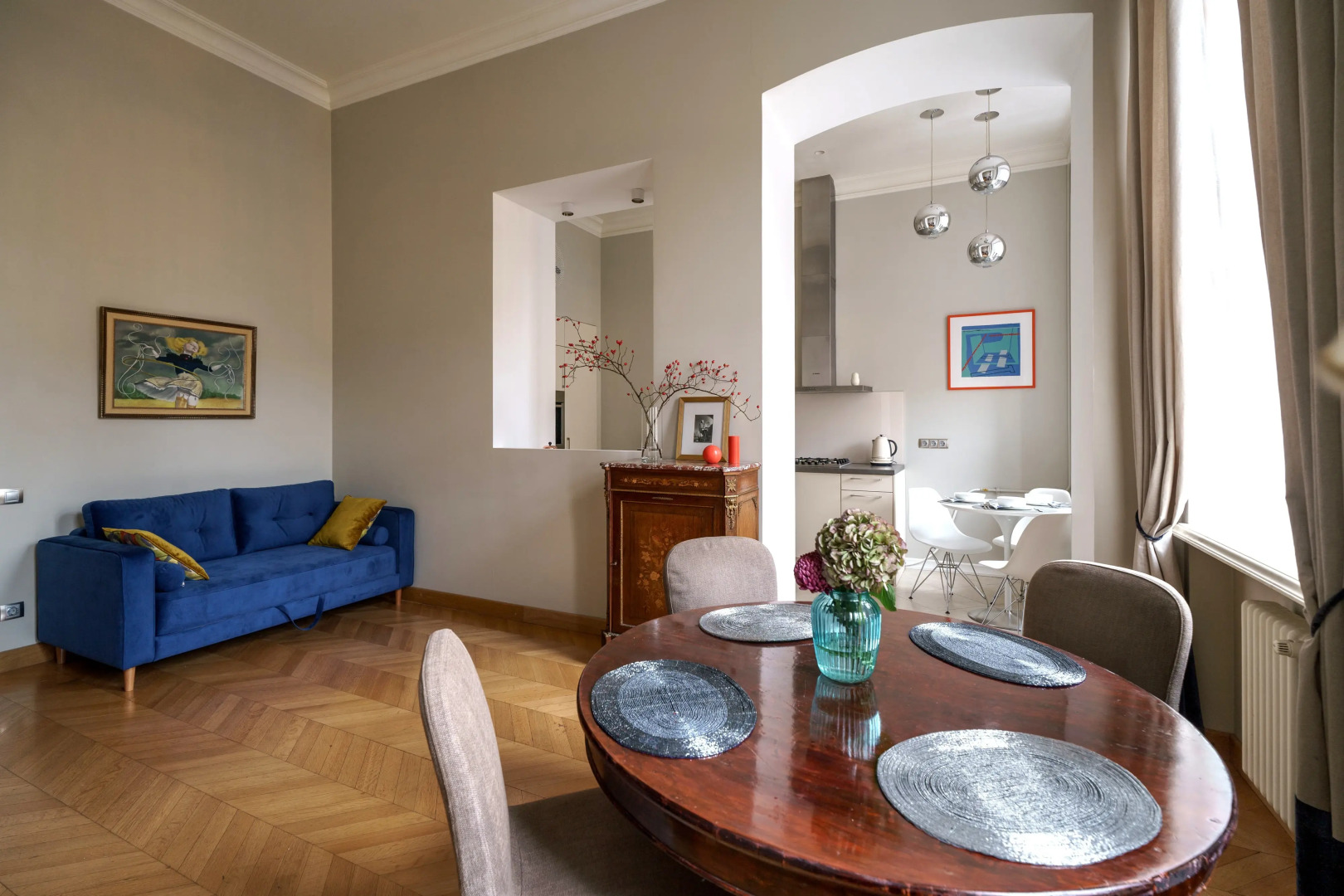 Апартаменты с видом на канал Грибоедова у Невского проспекта