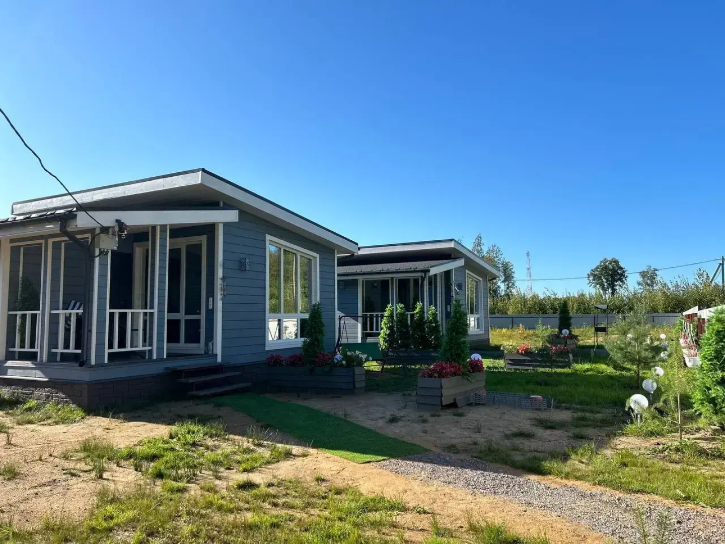 Частный дом Дом студия в Кобоне