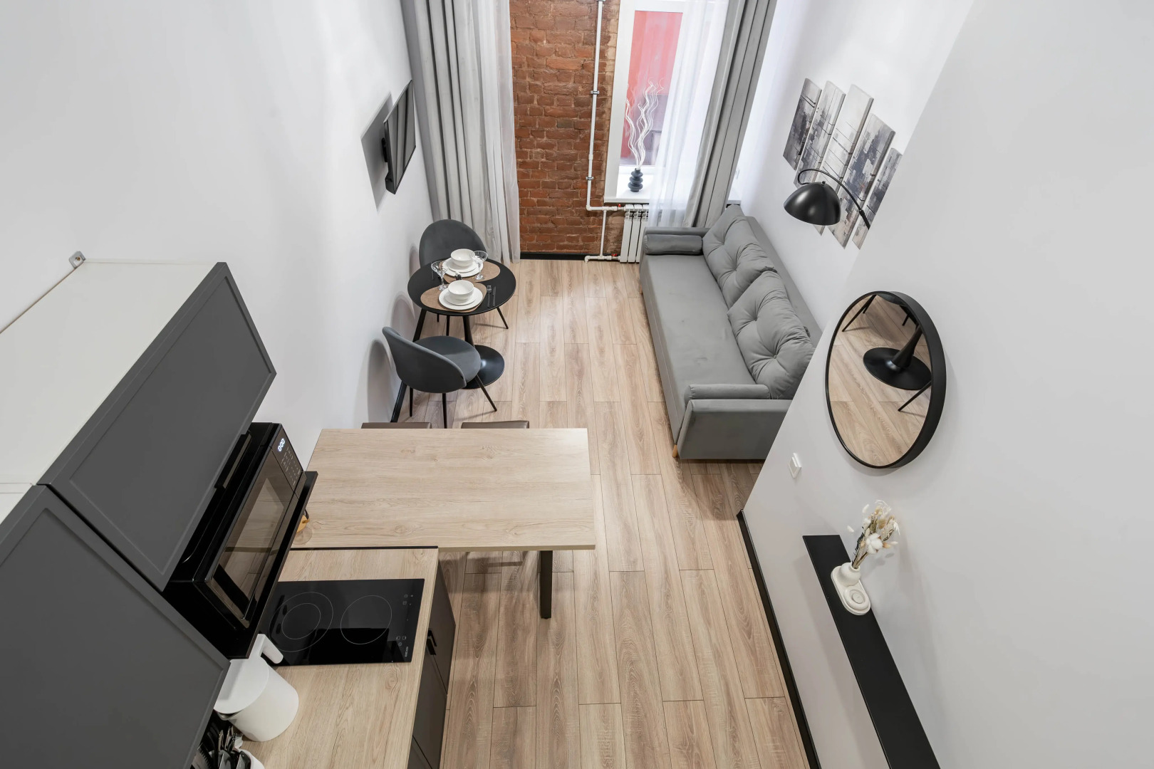 Квартира Уютная Студия с Дизайнерским Ремонтом