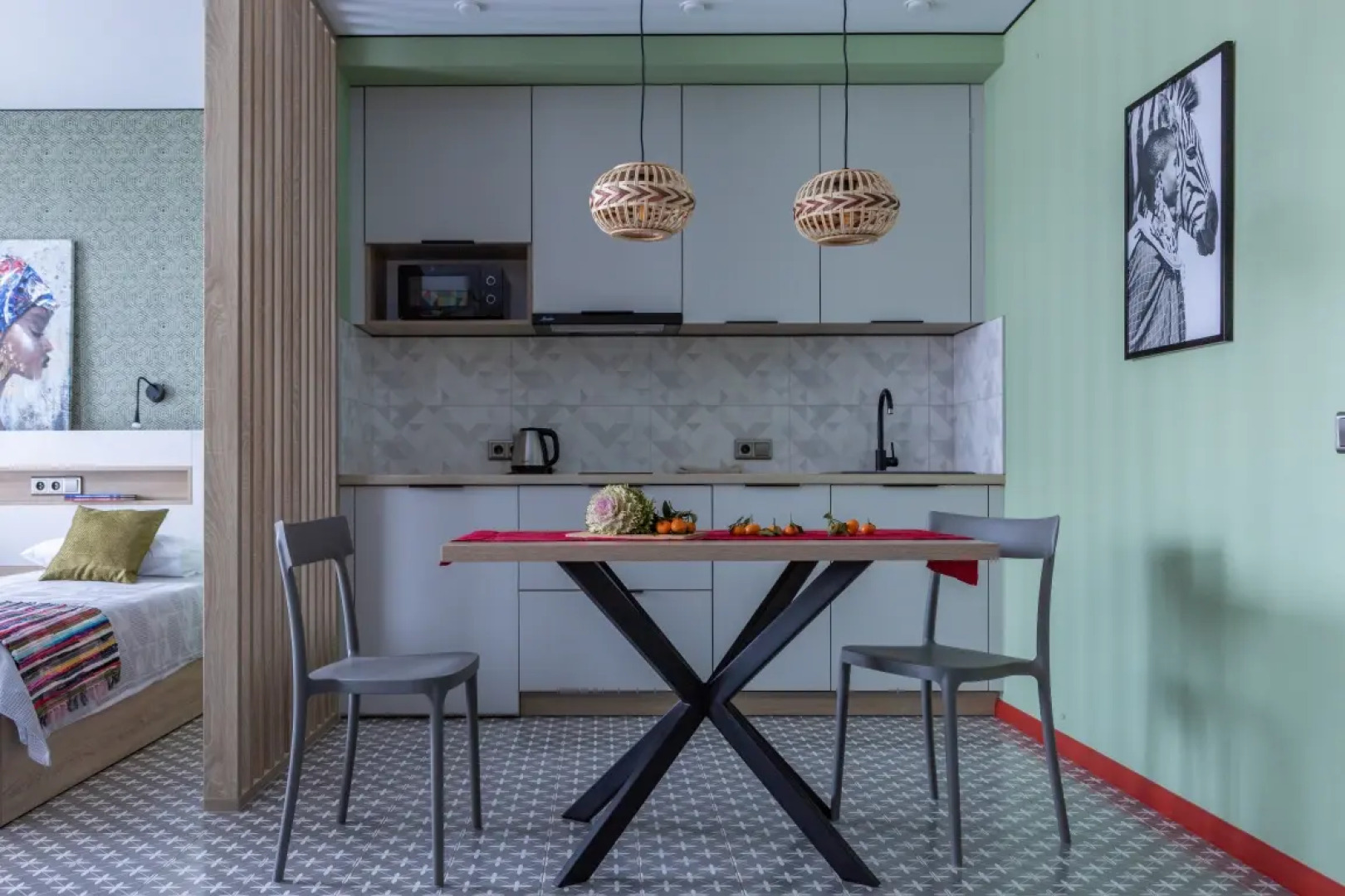 Apartments Malina Baden Studio Color