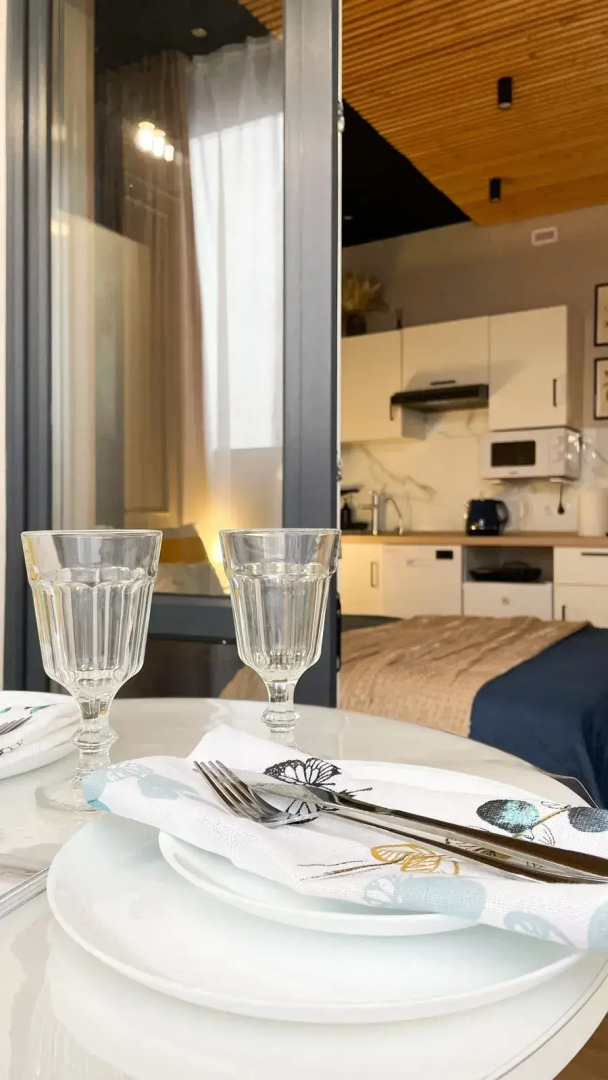 Квартира Современная и уютная студия с дизайнерским ремонтом в ЖК Самовароff