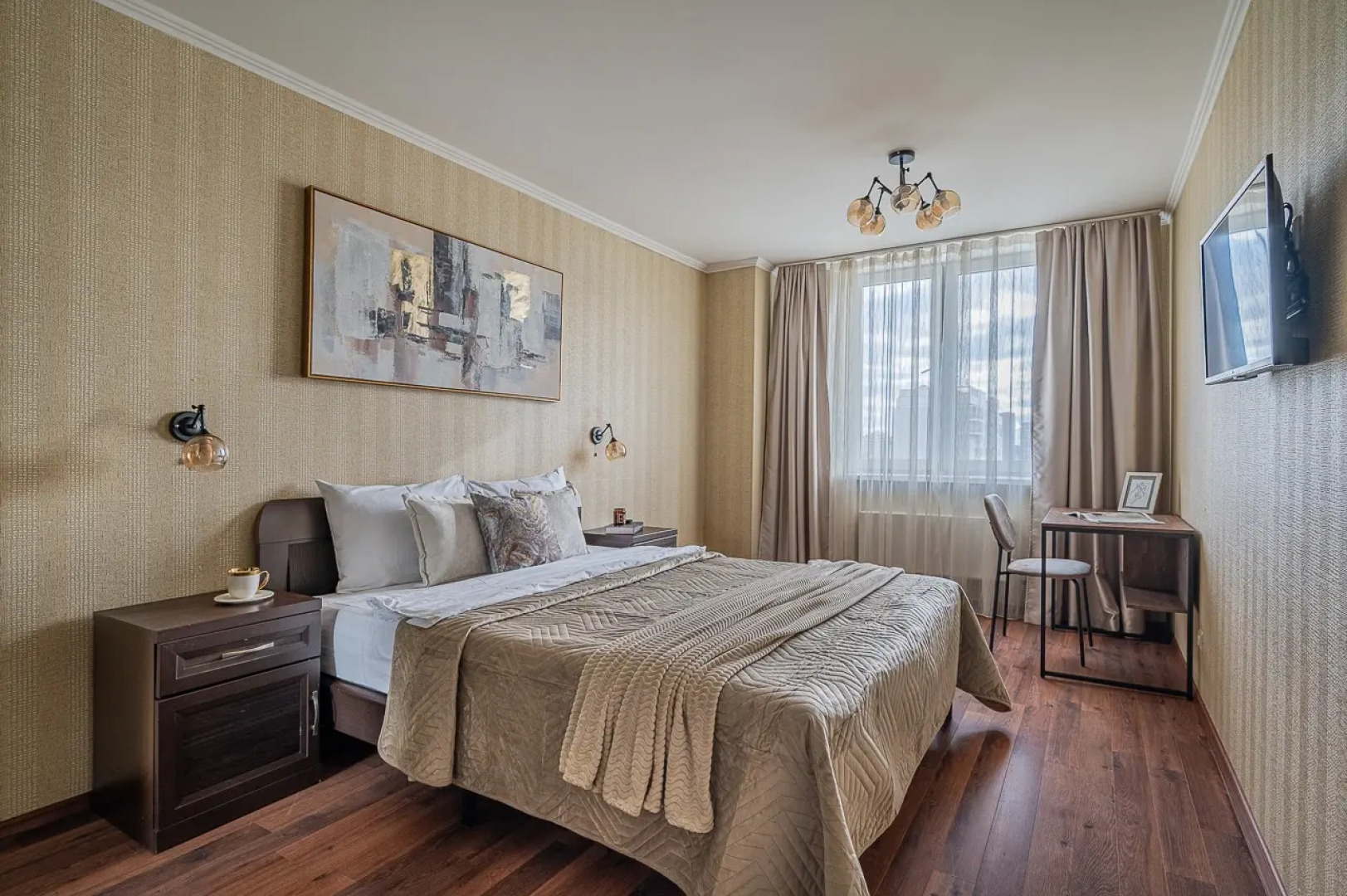 Апартаменты Двухкомнатные Sky Apart Рядом с Метро Чкаловская