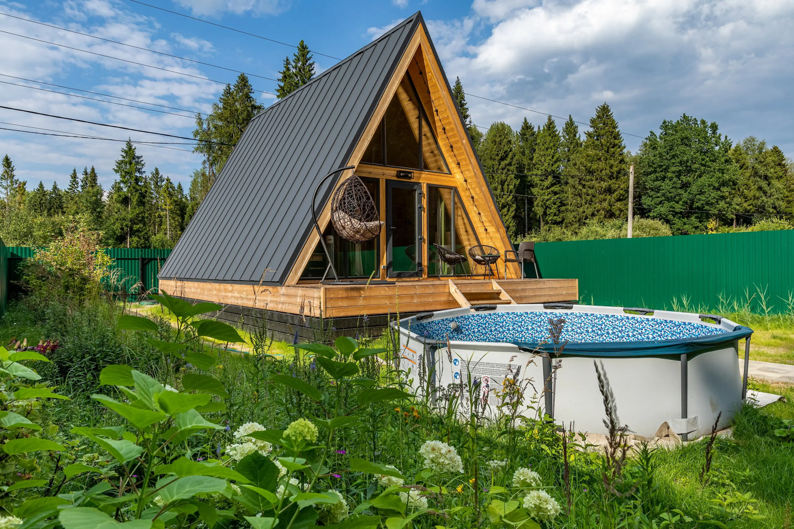 Частный дом InHome24 Уютный дом А-фрeйм Ольховка