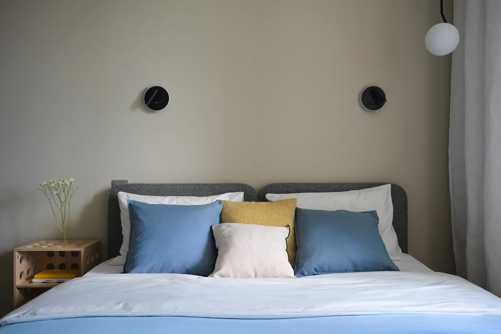 Квартира с бирюзовым настроением