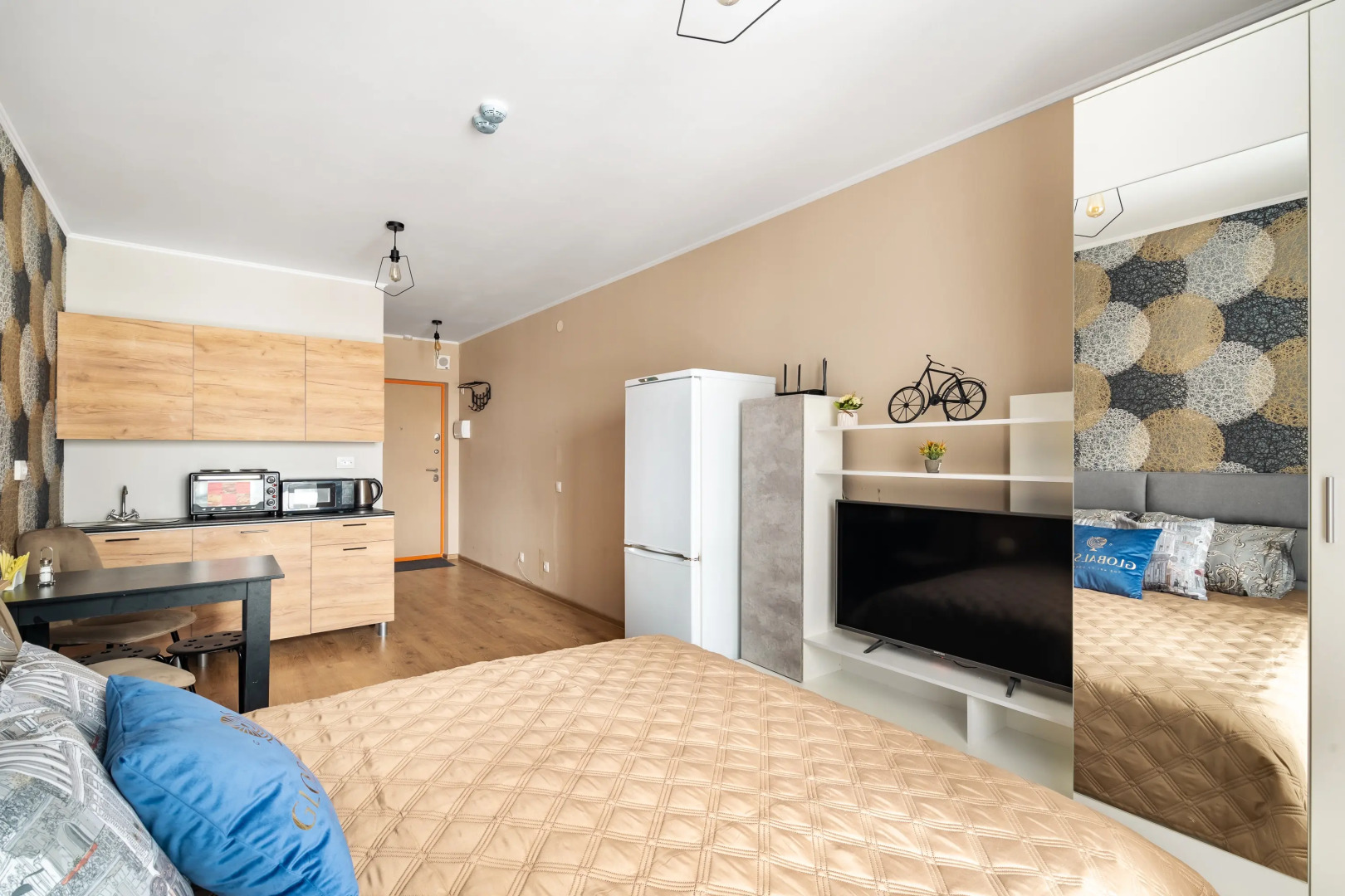 Apartments GLOBALSTAY. Новые студии 5 мин до метро Парнас