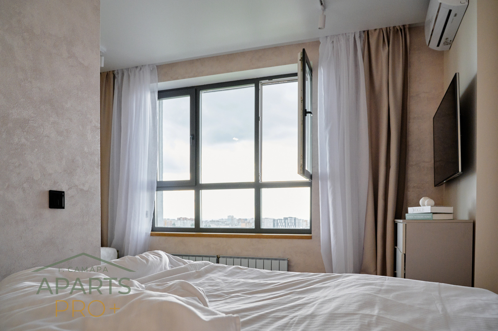 Квартира Aparts Pro Стильная видовая студия в ЖК Паново Парк на 17 этаже