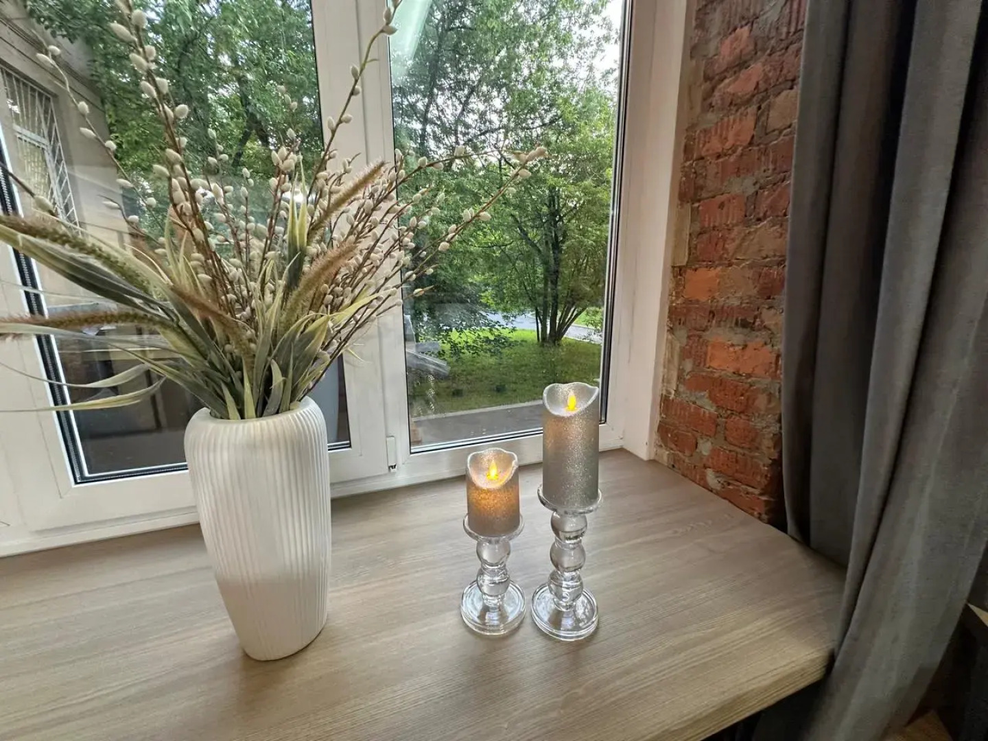 Апартаменты Двухуровневая студия с двумя санузлами в парке