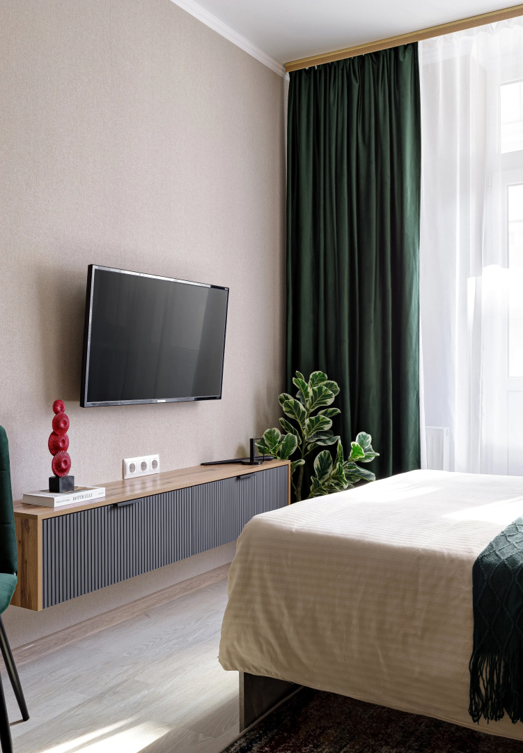 Апартаменты Студия у Парка Галицкого с Парковкой и Круглосуточным Заселением