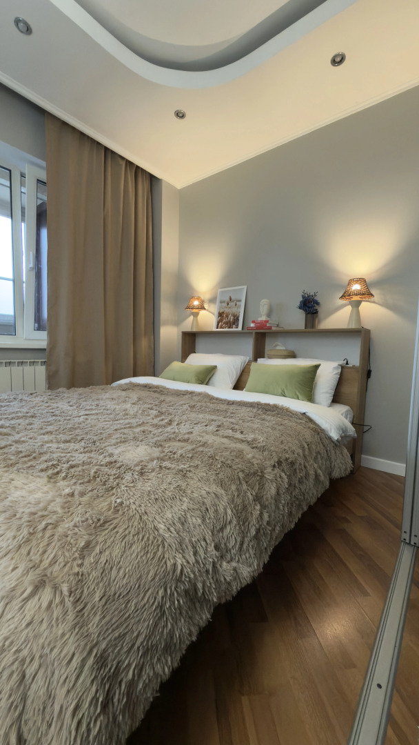 Квартира Уютная на 10 Этаже с Красивым Видом на Город