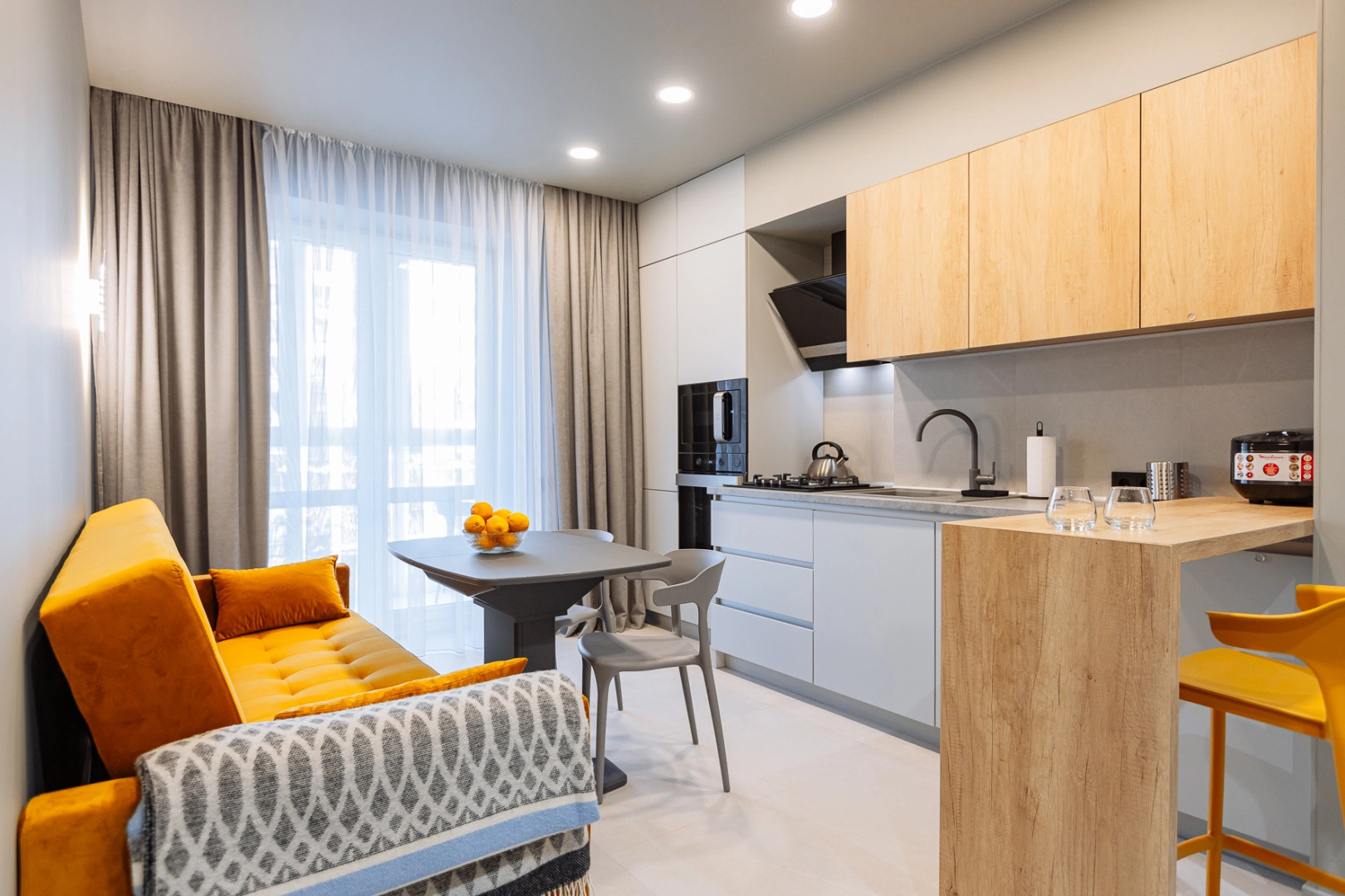 НаМореApartment's Кварира дизайнерская Двухкомнатная с выездом на косу