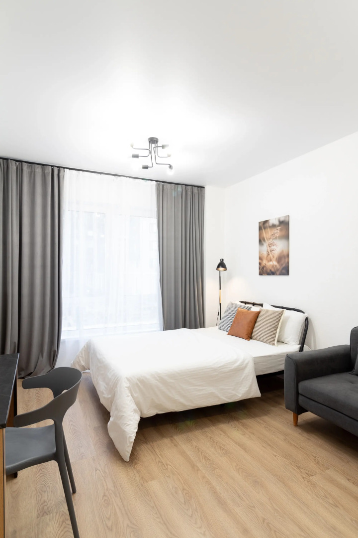 Апартаменты студия в жилом кoмплексе Mитинский лeс в Моcквe