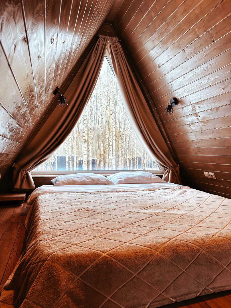 Частный дом А-фрейм Микс