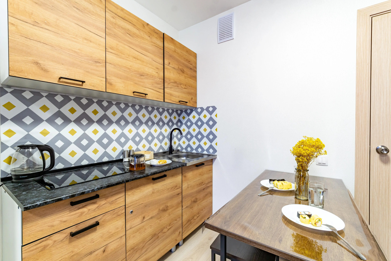 Квартира Студия с видом в современном районе