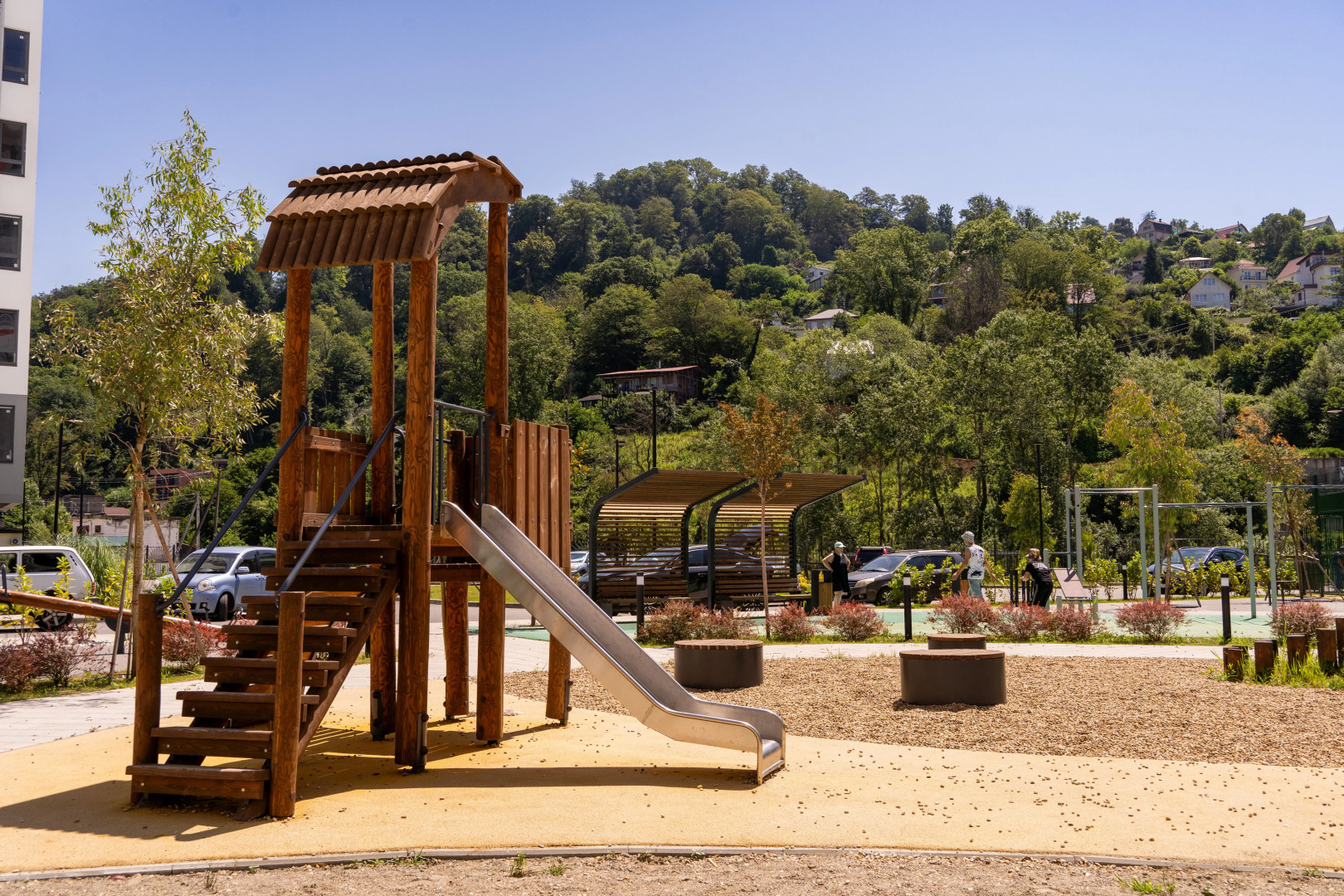 Апартаменты Патио УК Атмосфера с видом на горы