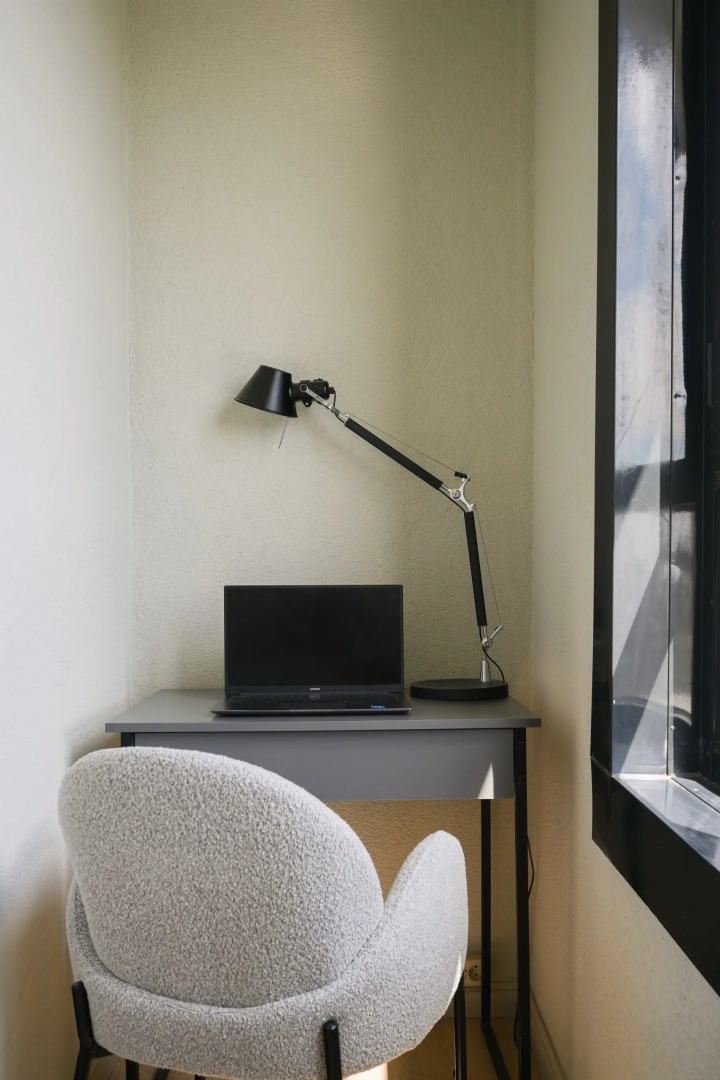 Квартира с бирюзовым настроением