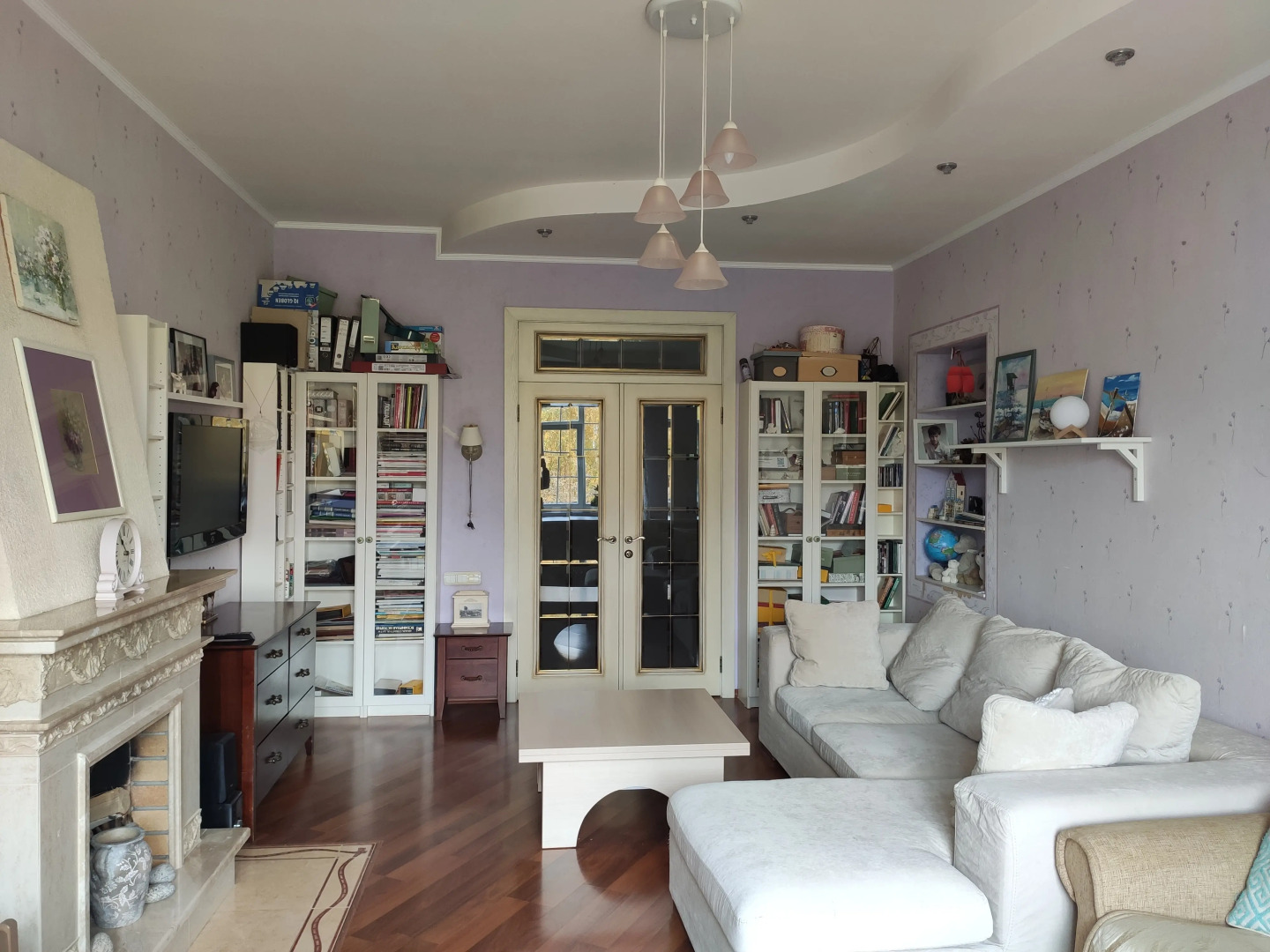 Квартира с камином в пяти минутах от центра