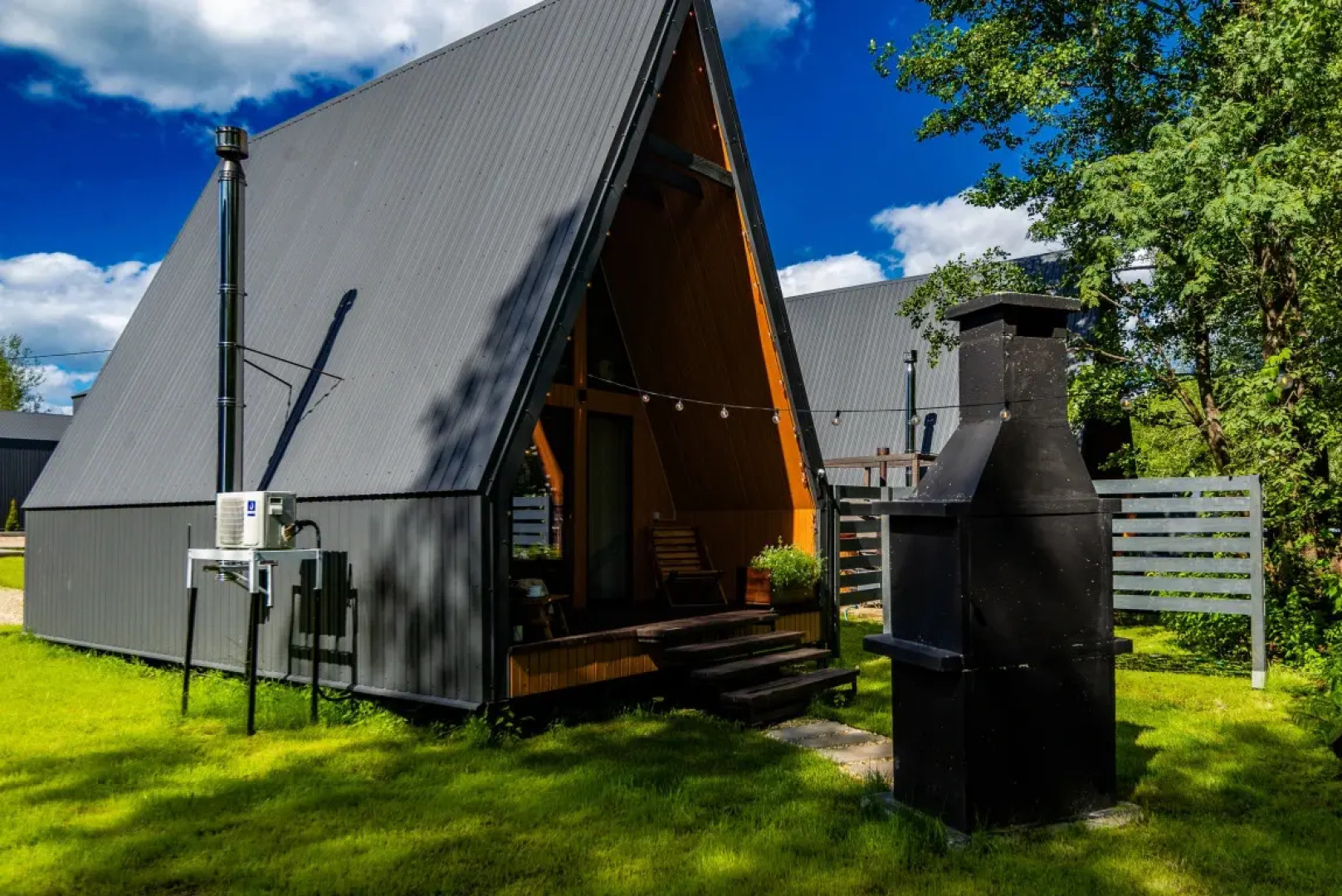 Частный Дом Афрейм с видом на лес №2