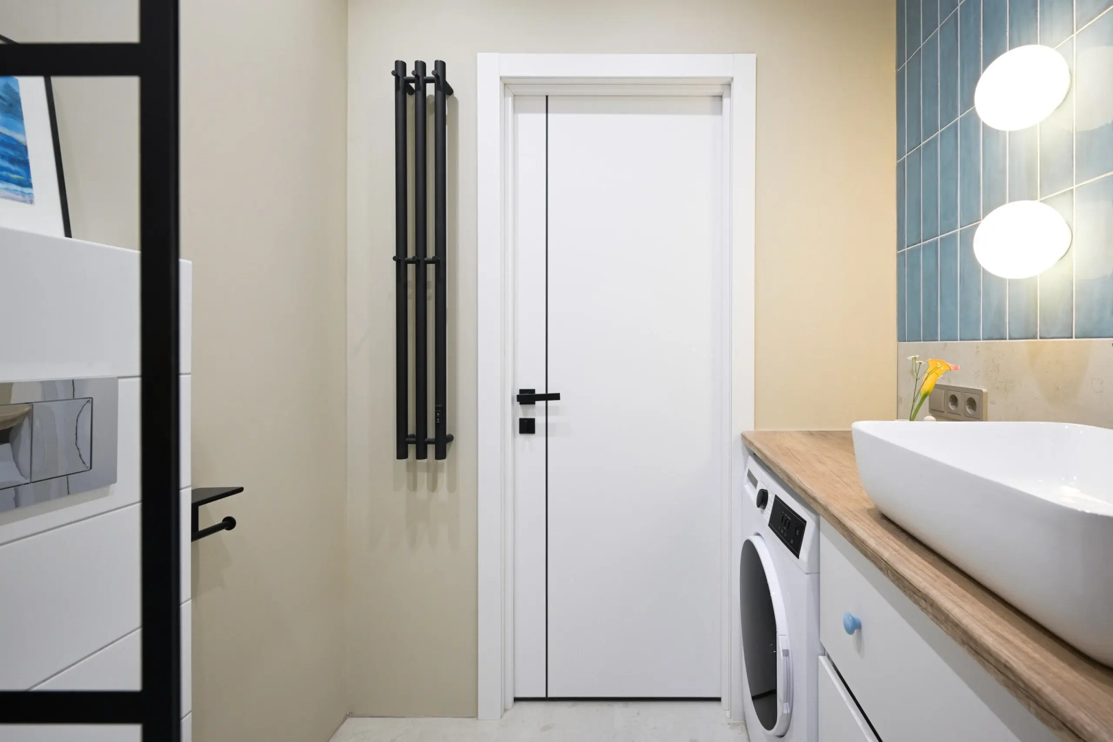 Квартира с бирюзовым настроением