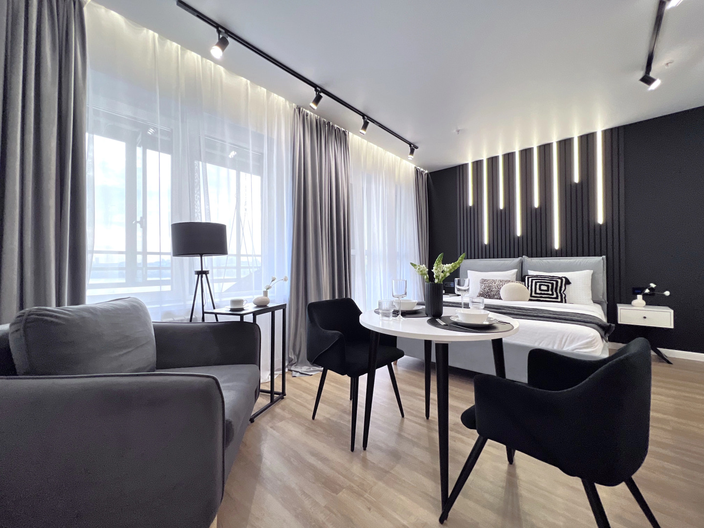 Апартаменты Видовая студия с хаммамом у реки