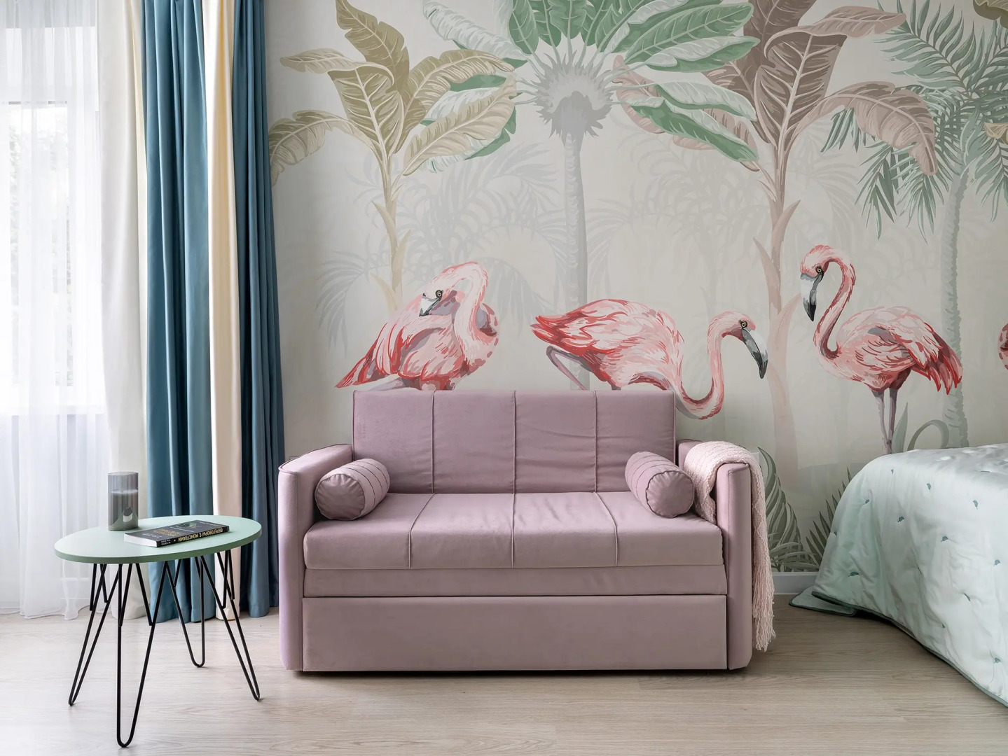 Квартира дизайнерская Ютно Фламинго в Зеленогорске