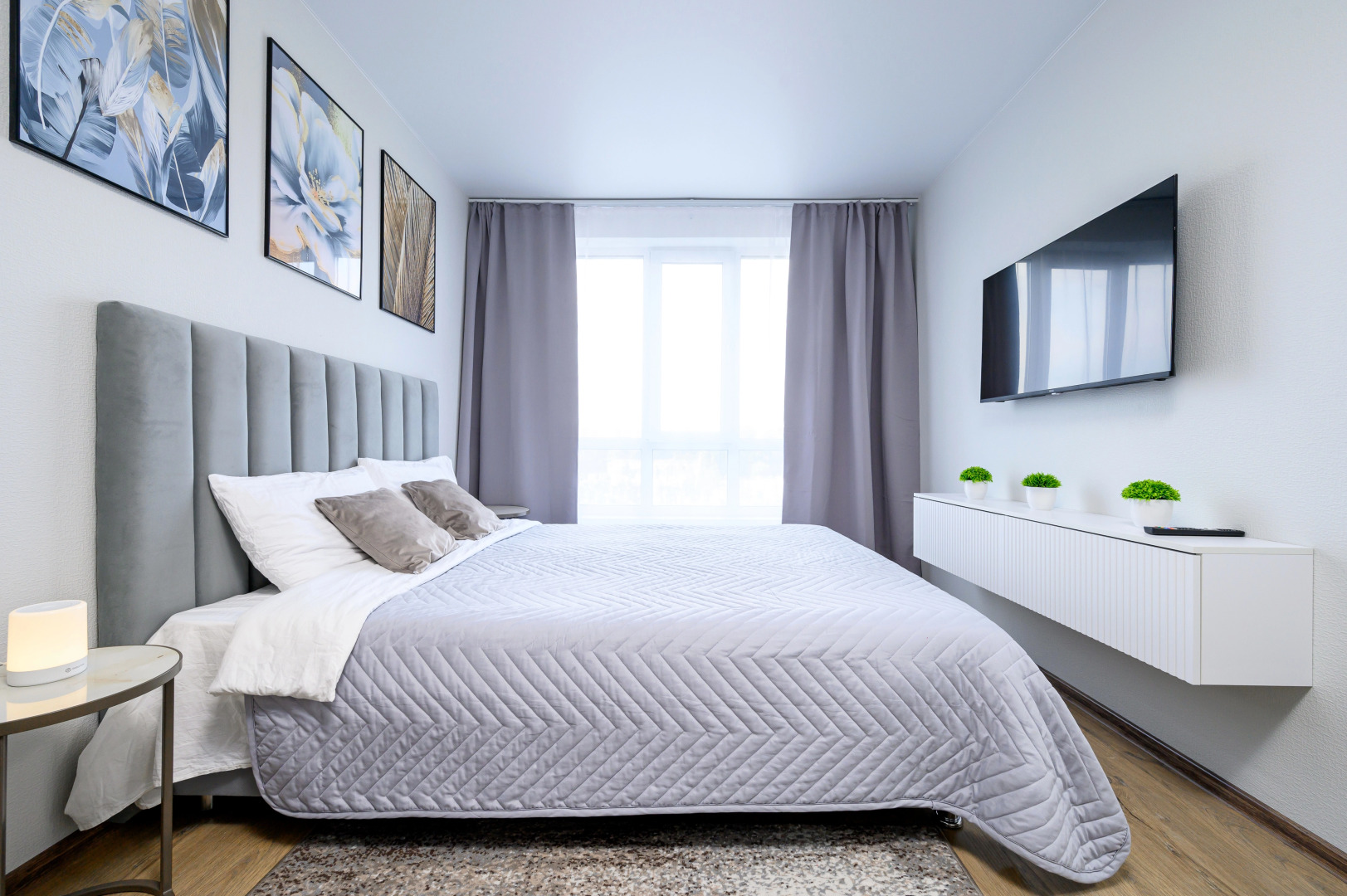 Апартаменты с современным ремонтом в новом Апарт-отеле “Начало"