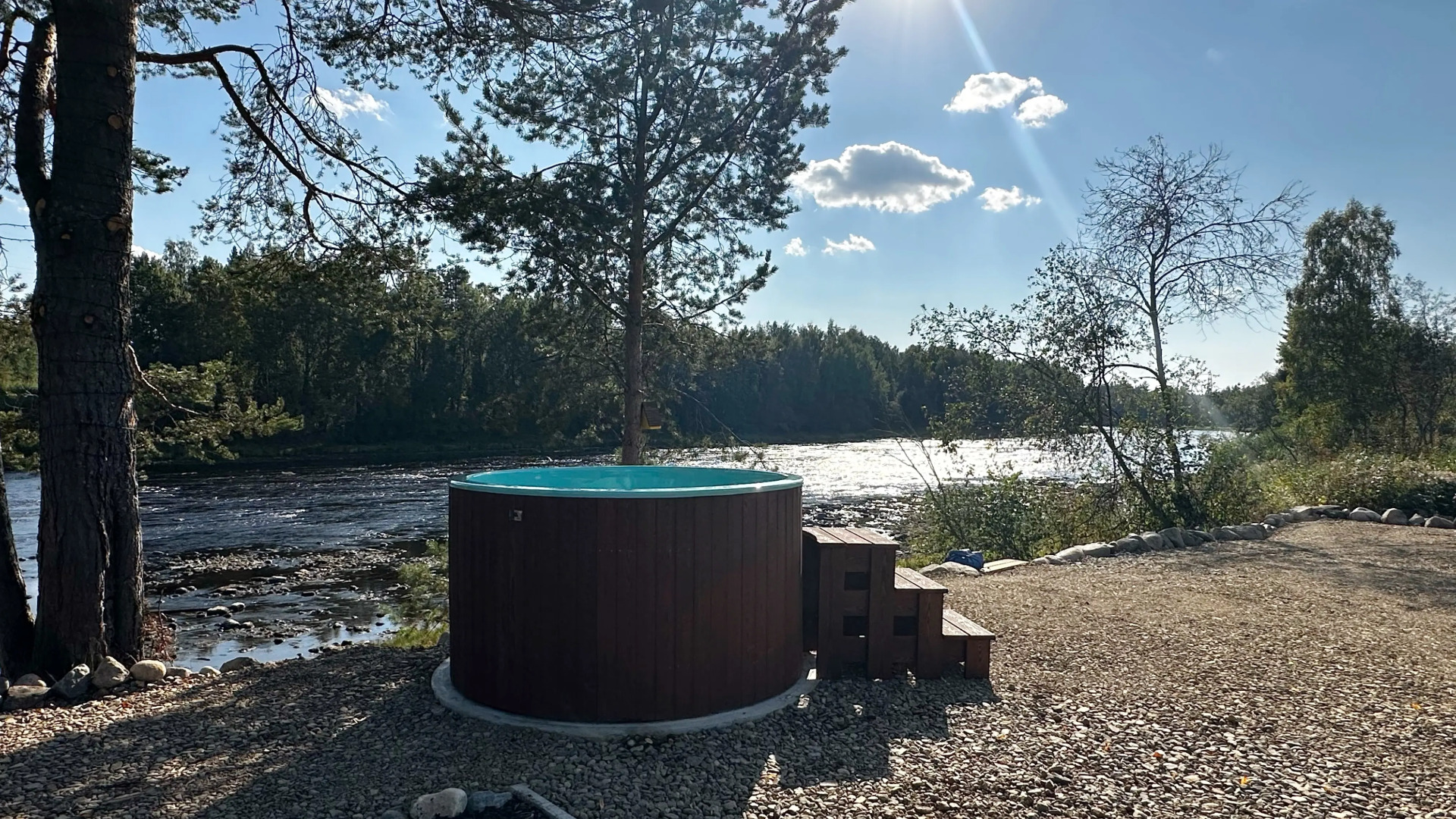 Гостевой дом на берегу реки