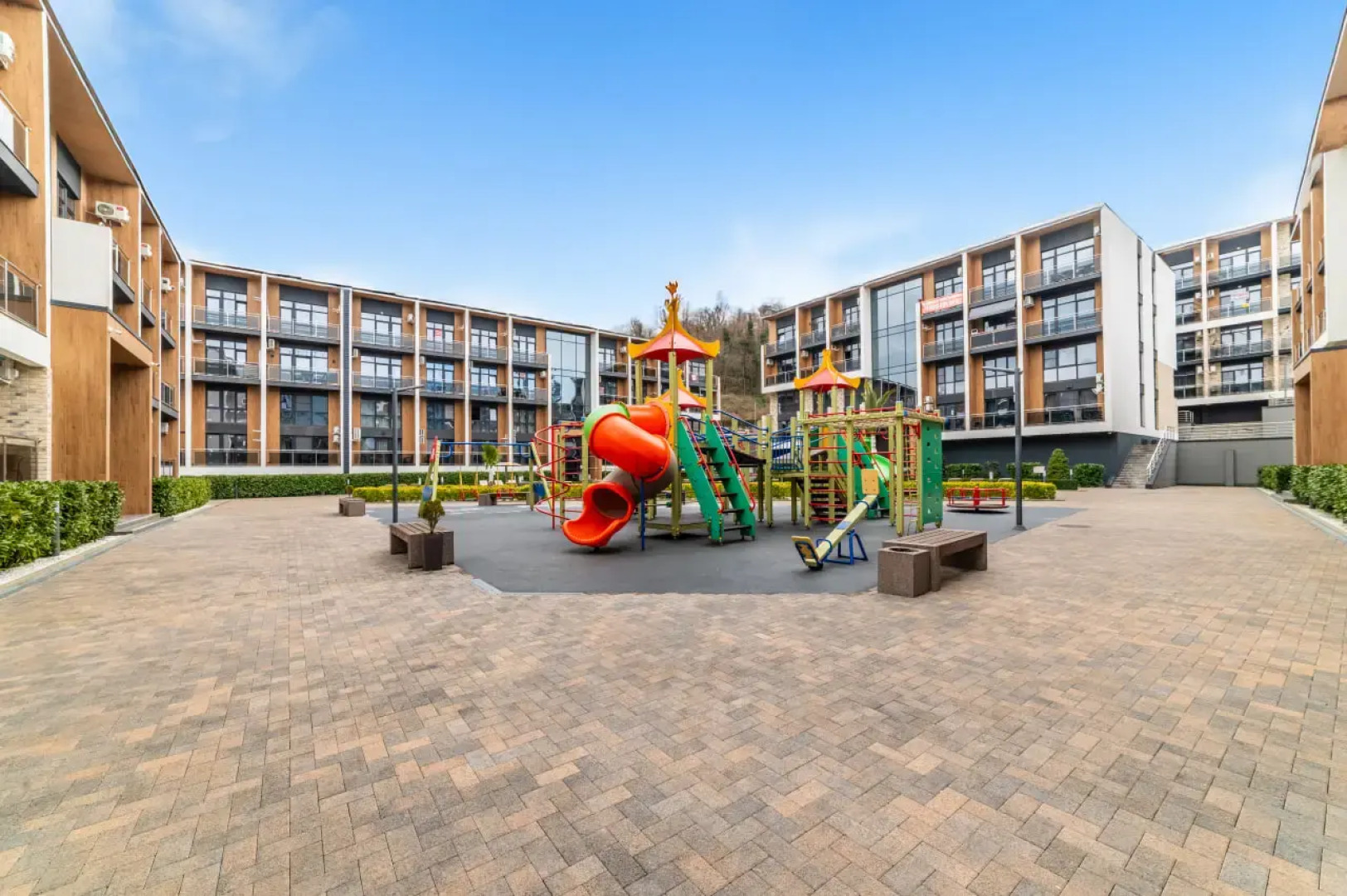 Апартаменты Двухуровневые около моря с бассейном в ЖК Морской квартал